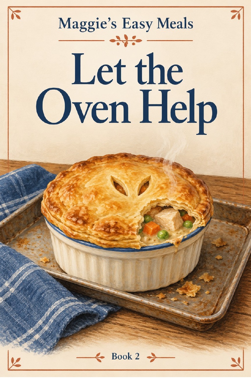 Official cover of Let the Oven Help, Maggie’s Easy Meals Book 2