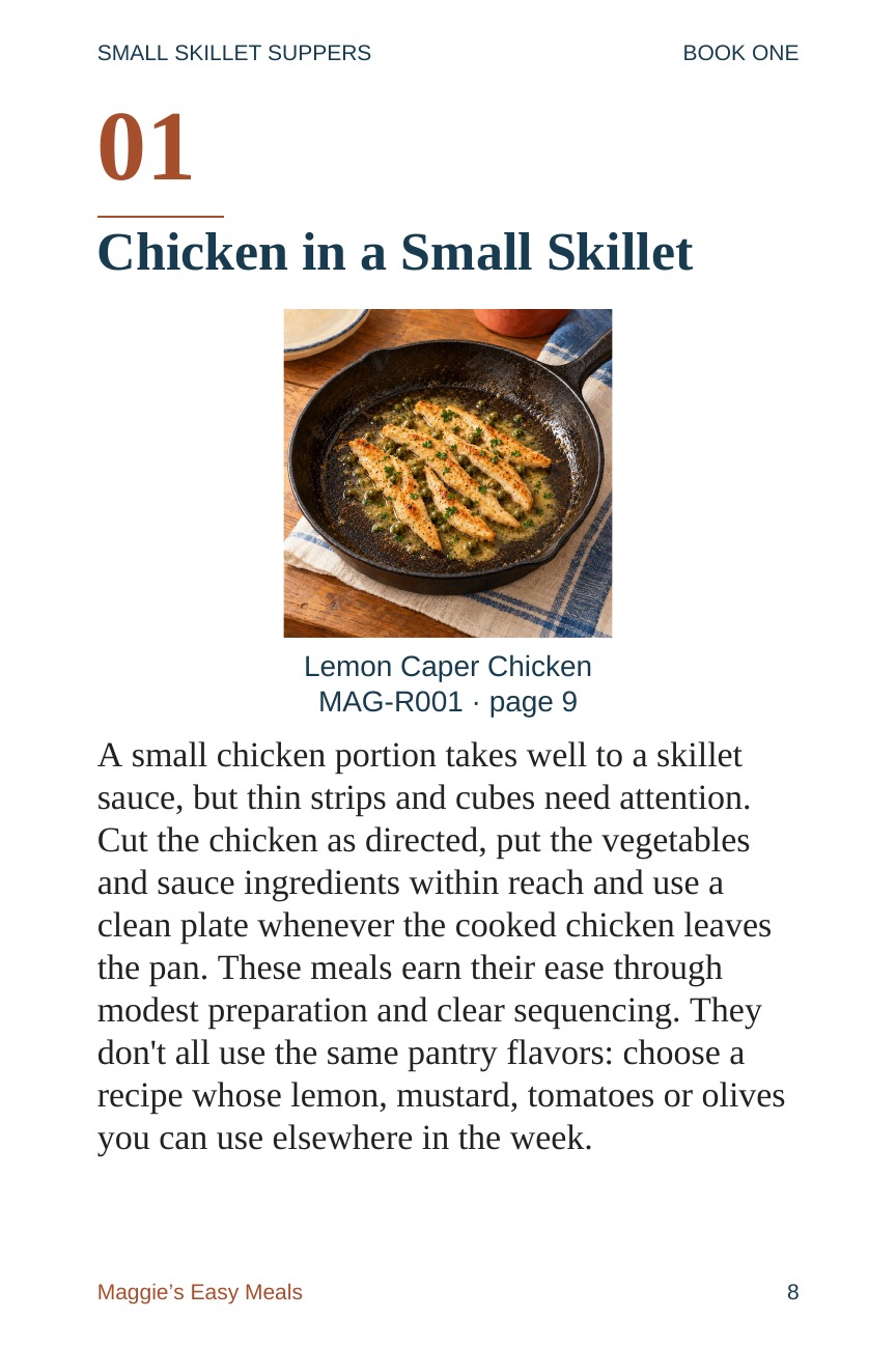 Chicken in a Small Skillet — page 8